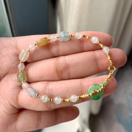 糯冰種多彩手鏈